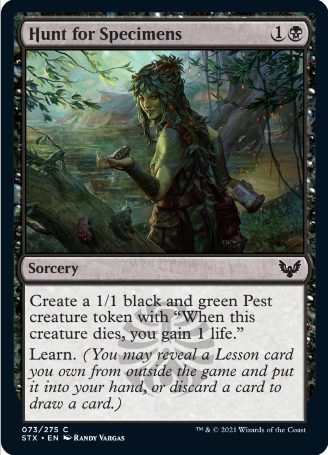 Image for Hunt for Specimens (73) (Strixhaven: School of Mages) (STX) - Magic: The Gathering