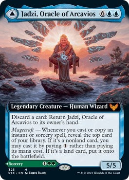 Image for Jadzi, Oracle of Arcavios (Extended Art) (325) (Strixhaven: School of Mages) (STX) - Magic: The Gathering