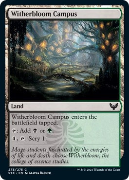 Image for Witherbloom Campus (275) (Strixhaven: School of Mages) (STX) - Magic: The Gathering