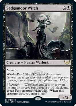Image for Sedgemoor Witch (86) (Strixhaven: School of Mages) (STX) - Magic: The Gathering