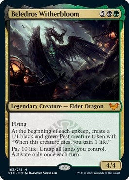 Image for Beledros Witherbloom (163) (Strixhaven: School of Mages) (STX) - Magic: The Gathering