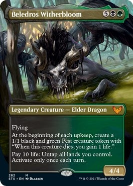 Image for Beledros Witherbloom (Borderless) (282) (Strixhaven: School of Mages) (STX) - Magic: The Gathering