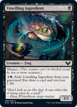 Image for Unwilling Ingredient (90) (Strixhaven: School of Mages) (STX) - Magic: The Gathering