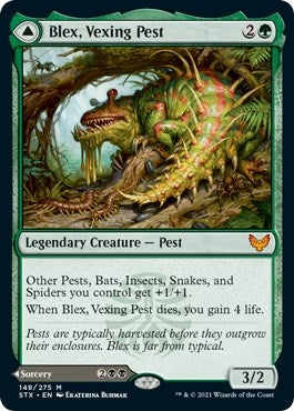 Image for Blex, Vexing Pest (148) (Strixhaven: School of Mages) (STX) - Magic: The Gathering