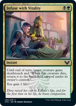 Image for Infuse with Vitality (194) (Strixhaven: School of Mages) (STX) - Magic: The Gathering