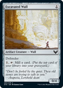 Image for Excavated Wall (255) (Strixhaven: School of Mages) (STX) - Magic: The Gathering