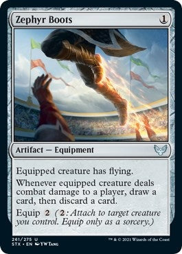 Image for Zephyr Boots (261) (Strixhaven: School of Mages) (STX) - Magic: The Gathering
