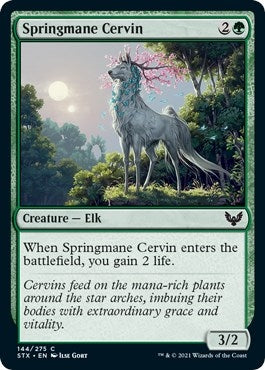 Image for Springmane Cervin (144) (Strixhaven: School of Mages) (STX) - Magic: The Gathering