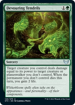 Image for Devouring Tendrils (126) (Strixhaven: School of Mages) (STX) - Magic: The Gathering