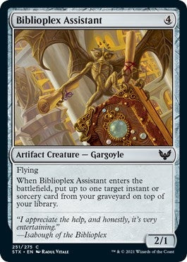 Image for Biblioplex Assistant (251) (Strixhaven: School of Mages) (STX) - Magic: The Gathering