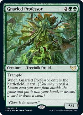 Image for Gnarled Professor (133) (Strixhaven: School of Mages) (STX) - Magic: The Gathering
