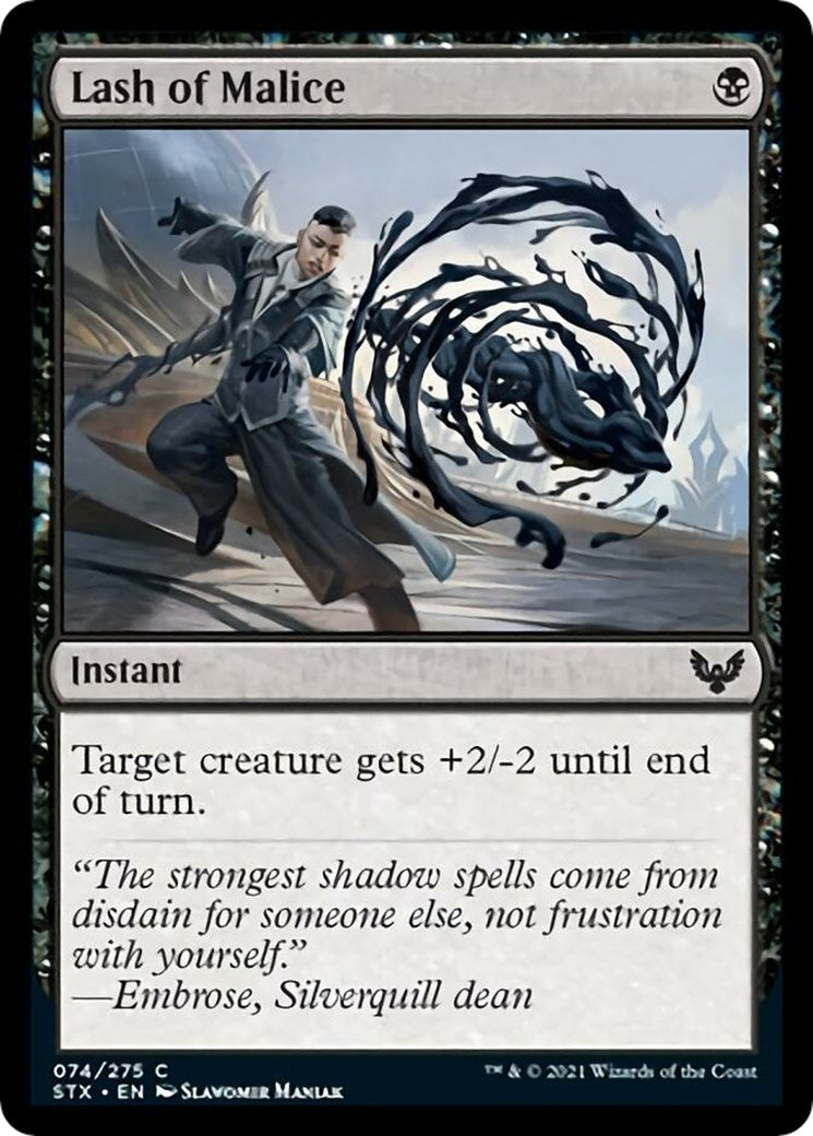 Image for Lash of Malice (74) (Strixhaven: School of Mages) (STX) - Magic: The Gathering