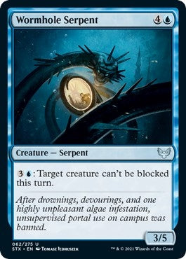 Image for Wormhole Serpent (62) (Strixhaven: School of Mages) (STX) - Magic: The Gathering