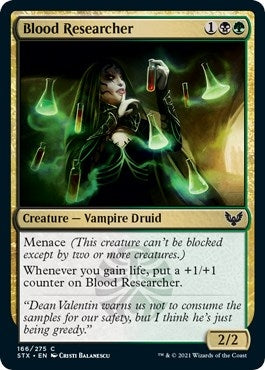 Image for Blood Researcher (166) (Strixhaven: School of Mages) (STX) - Magic: The Gathering