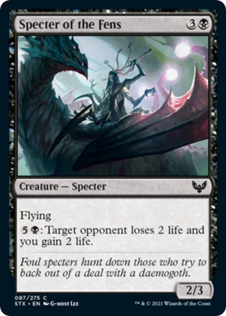 Image for Specter of the Fens (87) (Strixhaven: School of Mages) (STX) - Magic: The Gathering