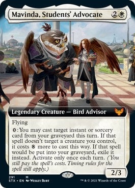 Image for Mavinda, Students' Advocate (Extended Art) (291) (Strixhaven: School of Mages) (STX) - Magic: The Gathering