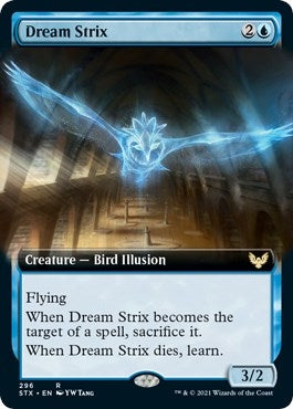 Image for Dream Strix (Extended Art) (296) (Strixhaven: School of Mages) (STX) - Magic: The Gathering