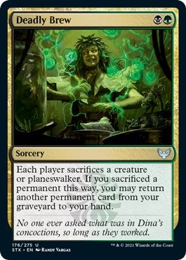 Image for Deadly Brew (176) (Strixhaven: School of Mages) (STX) - Magic: The Gathering