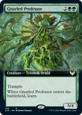 Image for Gnarled Professor (Extended Art) (319) (Strixhaven: School of Mages) (STX) - Magic: The Gathering