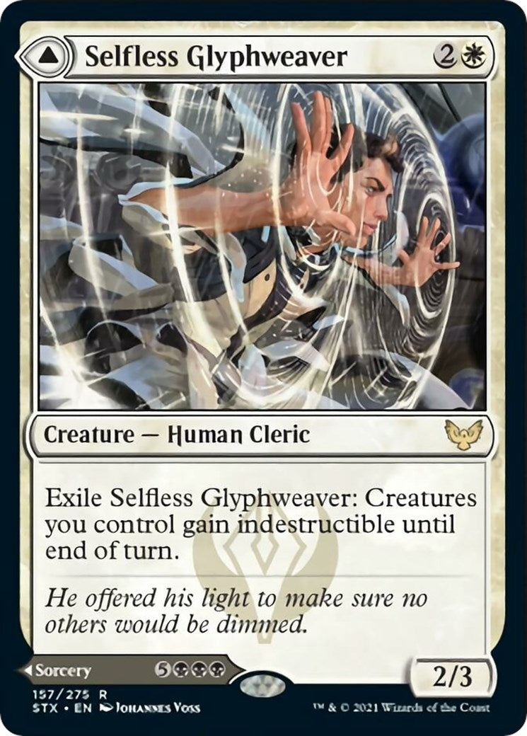 Image for Selfless Glyphweaver (157) (Strixhaven: School of Mages) (STX) - Magic: The Gathering