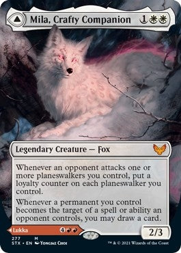 Image for Mila, Crafty Companion (Borderless) (277) (Strixhaven: School of Mages) (STX) - Magic: The Gathering