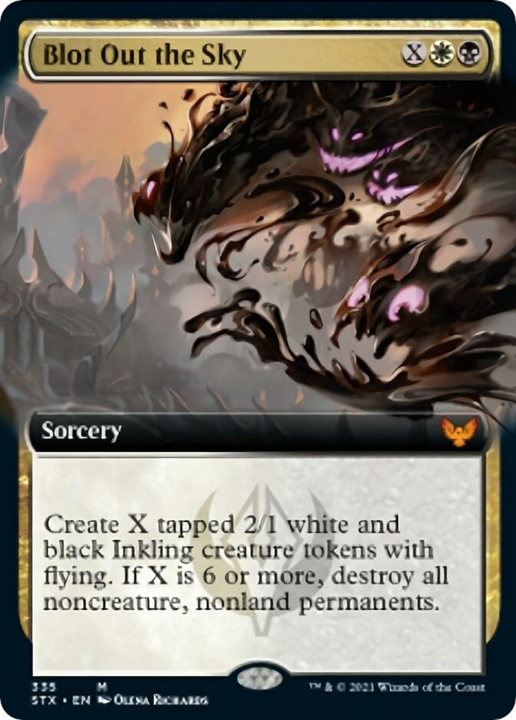 Image for Blot Out the Sky (Extended Art) (335) (Strixhaven: School of Mages) (STX) - Magic: The Gathering