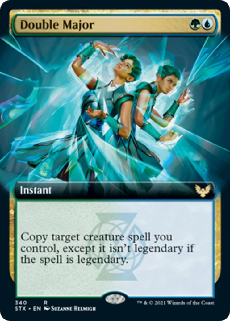 Image for Double Major (Extended Art) (340) (Strixhaven: School of Mages) (STX) - Magic: The Gathering