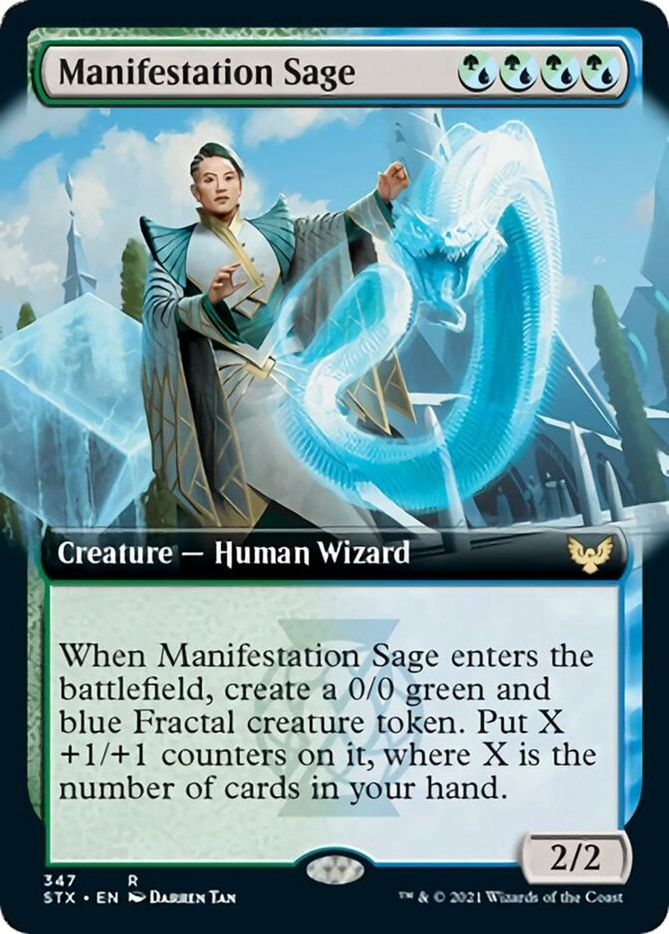 Image for Manifestation Sage (Extended Art) (347) (Strixhaven: School of Mages) (STX) - Magic: The Gathering