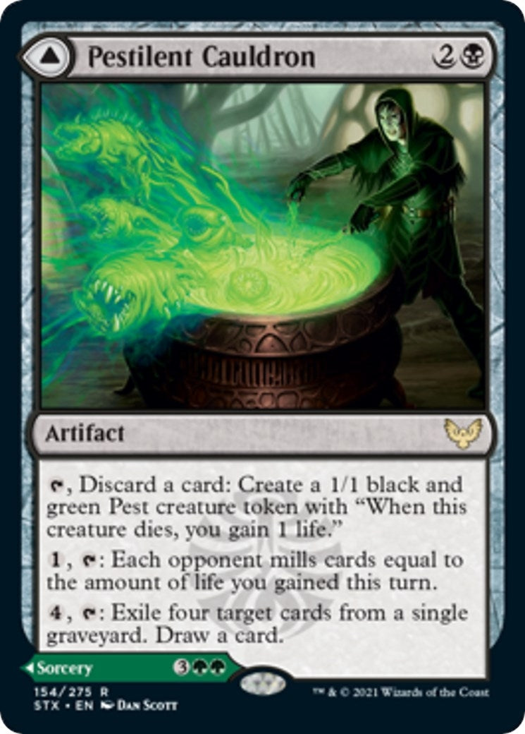 Image for Pestilent Cauldron (154) (Strixhaven: School of Mages) (STX) - Magic: The Gathering