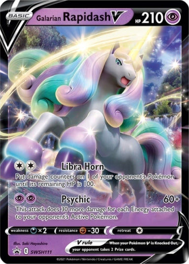 Image for Galarian Rapidash V - SWSH111 (SWSH111) (SWSH: Sword & Shield Promo Cards) - Pokemon