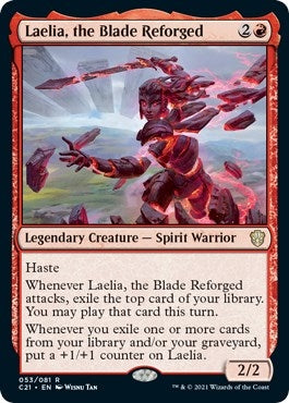 Image for Laelia, the Blade Reforged (53) (Commander 2021) (C21) - Magic: The Gathering
