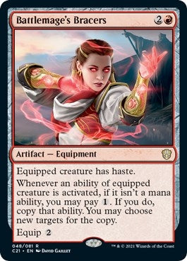 Image for Battlemage's Bracers (48) (Commander 2021) (C21) - Magic: The Gathering