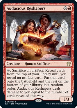 Image for Audacious Reshapers (47) (Commander 2021) (C21) - Magic: The Gathering