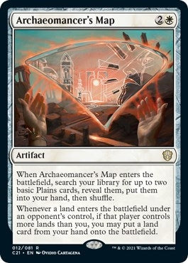 Image for Archaeomancer's Map (12) (Commander 2021) (C21) - Magic: The Gathering