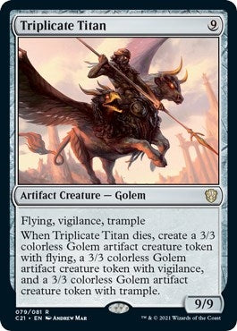 Image for Triplicate Titan (79) (Commander 2021) (C21) - Magic: The Gathering