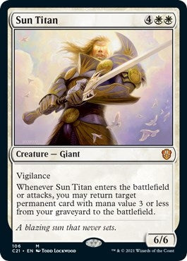 Image for Sun Titan (106) (Commander 2021) (C21) - Magic: The Gathering