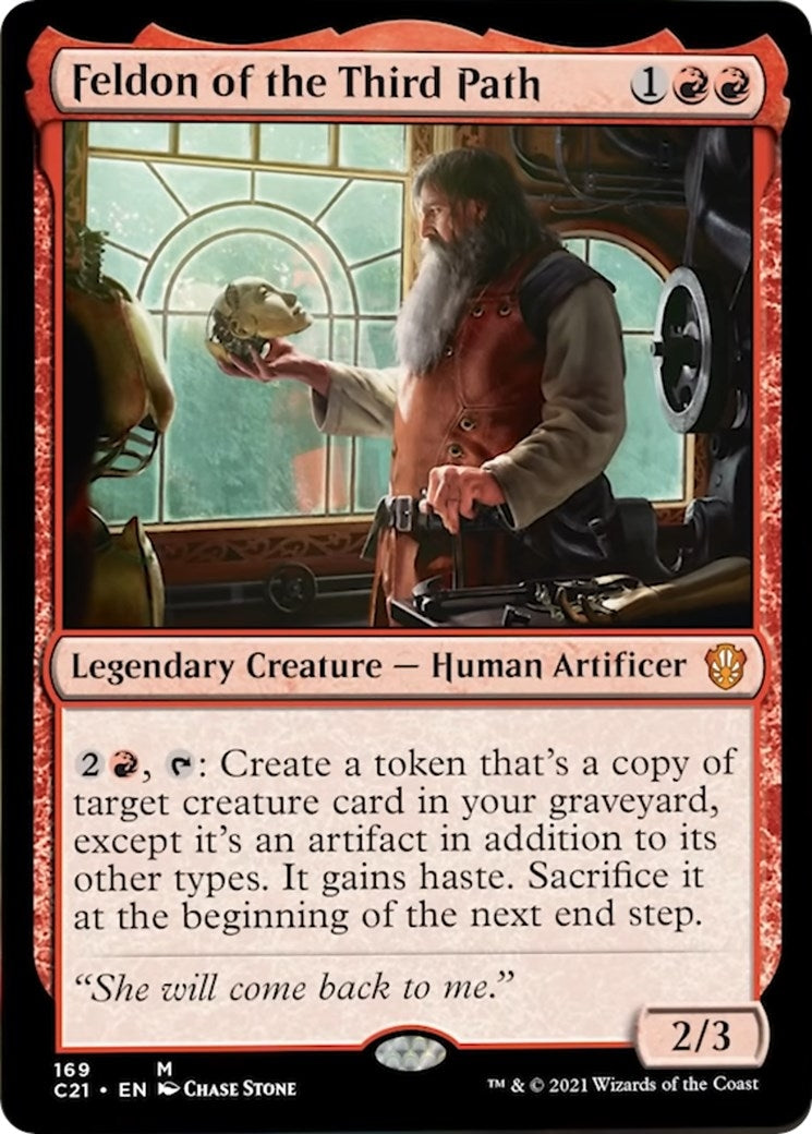 Image for Feldon of the Third Path (169) (Commander 2021) (C21) - Magic: The Gathering