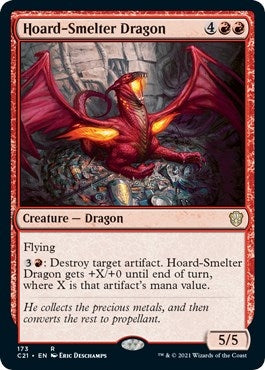 Image for Hoard-Smelter Dragon (173) (Commander 2021) (C21) - Magic: The Gathering
