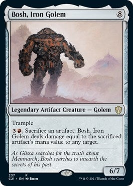 Image for Bosh, Iron Golem (237) (Commander 2021) (C21) - Magic: The Gathering