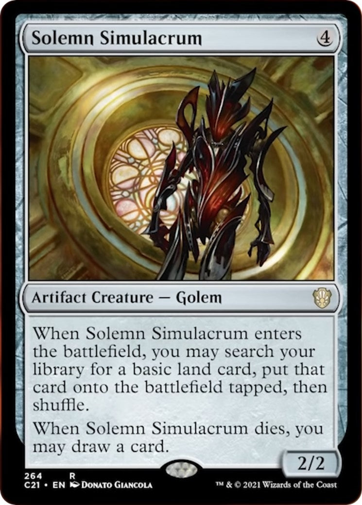 Image for Solemn Simulacrum (264) (Commander 2021) (C21) - Magic: The Gathering