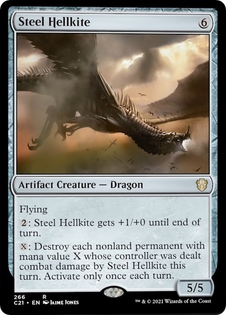 Image for Steel Hellkite (266) (Commander 2021) (C21) - Magic: The Gathering