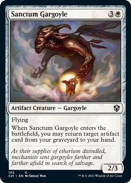 Image for Sanctum Gargoyle (102) (Commander 2021) (C21) - Magic: The Gathering