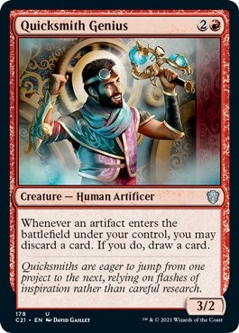 Image for Quicksmith Genius (178) (Commander 2021) (C21) - Magic: The Gathering