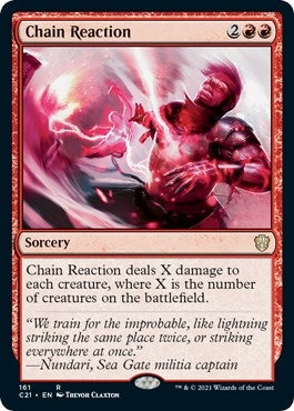 Image for Chain Reaction (161) (Commander 2021) (C21) - Magic: The Gathering