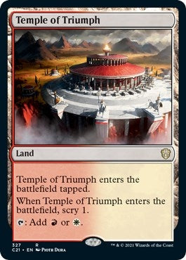 Image for Temple of Triumph (327) (Commander 2021) (C21) - Magic: The Gathering