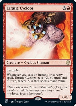 Image for Erratic Cyclops (166) (Commander 2021) (C21) - Magic: The Gathering