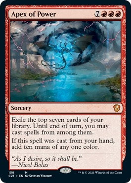 Image for Apex of Power (158) (Commander 2021) (C21) - Magic: The Gathering