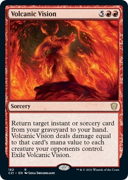 Image for Volcanic Vision (182) (Commander 2021) (C21) - Magic: The Gathering