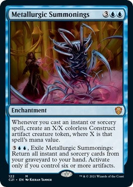 Image for Metallurgic Summonings (122) (Commander 2021) (C21) - Magic: The Gathering