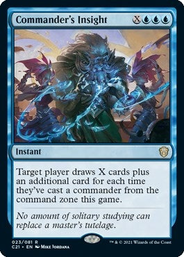 Image for Commander's Insight (23) (Commander 2021) (C21) - Magic: The Gathering